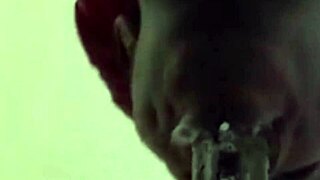 Close up super sloppy wet deepthroat blowjob amazingly sloppy cum in mouth with moans