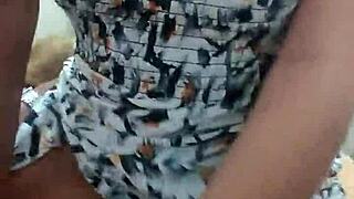 Young Wife In Short Dress Cheats On Husband With Neighbor In Doggystyle Fuck!