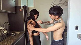 my stepsister does chores and sucks my cock