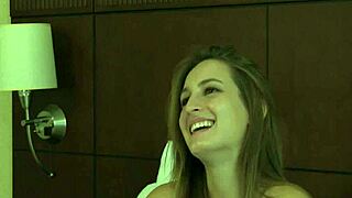 amateur teen riding big cock during reality porn casting interview