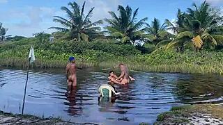 corno manso can't handle watching wife get fucked in hair by another guy and cries