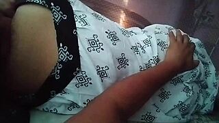 I Admire My Sleeping Desi Wife's Big Ass Exposed