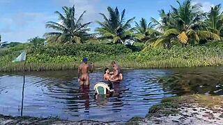 corno manso can't handle watching wife get fucked in hair by another guy and cries