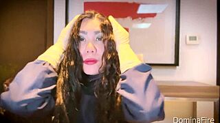 relaxing sounds of medical gloves in a hospital setting with latex and nurse patient interaction