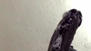 Close up super sloppy wet deepthroat blowjob amazingly sloppy cum in mouth with moans