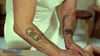 in the massage room, i slid my cock into this tight babe