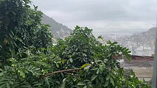 Famous Insta Girl Gives Pussy to Black Guy on Copacabana Rooftop.