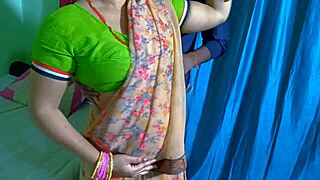 Noughty babi desi romance foreplay and fucked on bed by her brother-in-law 😘
