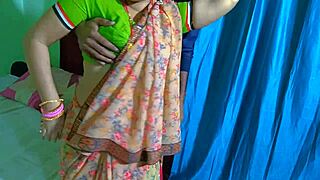 Noughty babi desi romance foreplay and fucked on bed by her brother-in-law 😘