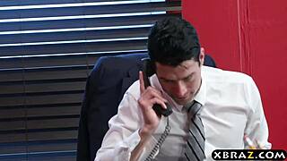 Headhunter, Persuasive Latina Milf with Big Curves, Seduces!