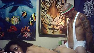 behind scenes glasses cam first timer feels italian machine