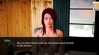 My new family explores big ass and tits in erotic game