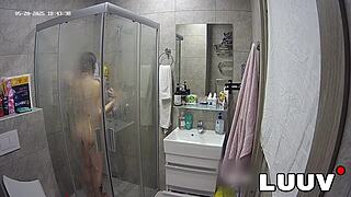 Luuv Kareflore Films Her Real Amateur Homemade Shower Routine For Her Real Life Show