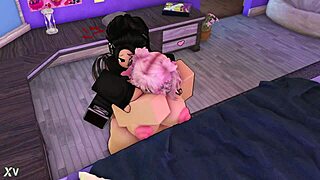 You gotta see horny futanari mounting and throatfucking me!