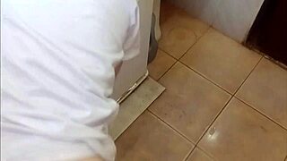 Redhead catches her friend masturbating in the shower and decides to help him