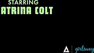 Girlsway - naughty katrina colt ravages kinky casey calverts butthole with different huge sex toys 😈