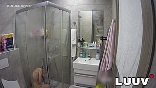 Luuv Kareflore Films Her Real Amateur Homemade Shower Routine For Her Real Life Show