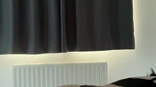 Horny British Girl Toys Solo!