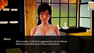 My new family explores big ass and tits in erotic game