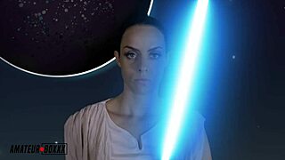 Rey Gets Mesmerized By Jaime Vine In Cosplay