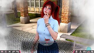 Double Homework Fun on a Date with Cute Johanna