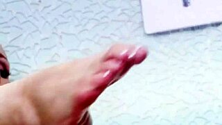 Drenched blonde cougar julia ann finger fucks her cunt in the shower