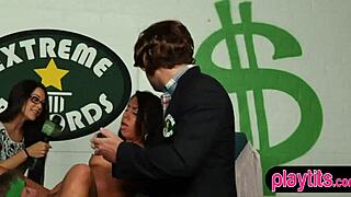 Teen Sluts Perform Blowjobs and Pussy Fucking for Cash