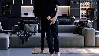 Hot Desi Couple's Boobs Kiss And Ass Lick!