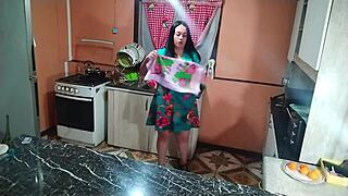 when you have a wife who loves sex you fuck her everywhere sex in the kitchen