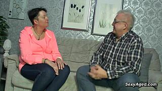 i watch this amateur german old couple enjoying passionate sex on the couch