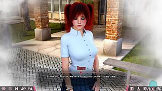 Double Homework Fun on a Date with Cute Johanna