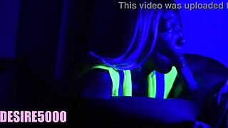 oh yeah, black light blowjob at the ship yard on the clock!