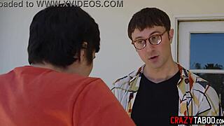 Laney Grey's big ass teen pounded hard by counselor and boyfriend's big cocks