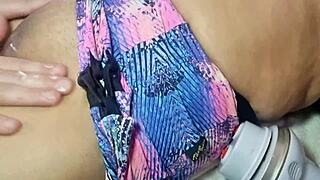 I-I just couldn't help it, that milf gave me a massage on my big clit and pussy, it was so intense and wet, oh god