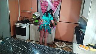 when you have a wife who loves sex you fuck her everywhere sex in the kitchen