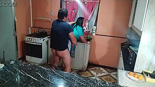 when you have a wife who loves sex you fuck her everywhere sex in the kitchen
