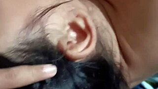 bokep indonesia jangan lama lama nanti suamiku datang with indonesian milf cum on tits