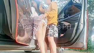 pinay teen 18+ student fucks in public