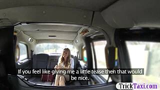 Huge boobs lady gets drilled by nasty driver in backseat!