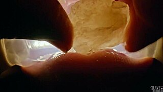 Rebel Rhyder swallows frozen cum