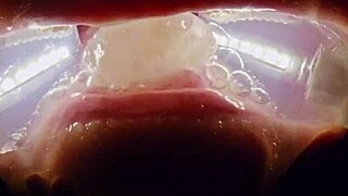 Rebel Rhyder swallows frozen cum