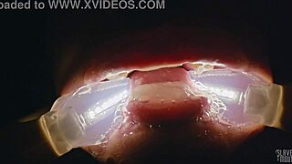 Rebel Rhyder swallows frozen cum