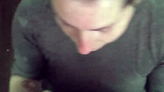 she deepthroat my cock b4 work