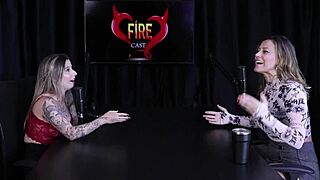 Angelica morango experiments body in sheer red