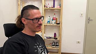 Boyfriend's friend fills my pussy, he watches