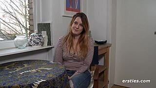 sexy babe masturbates to hot site scene