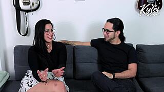 wow, kylei ellish's first porn casting with william vegas, did she get the job!