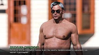 in this lost love gameplay, the redhead slut gets bound and fucked in hardcore threesome