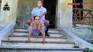 I had crazy sex in the haunted house on Halloween, it was wild!