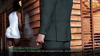 in this lost love gameplay, the redhead slut gets bound and fucked in hardcore threesome